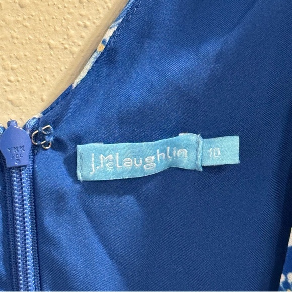 J. McLaughlin 10 Hermione Belted Wide Leg Jumpsuit Summer Lightweight Resort - Picture 7 of 9